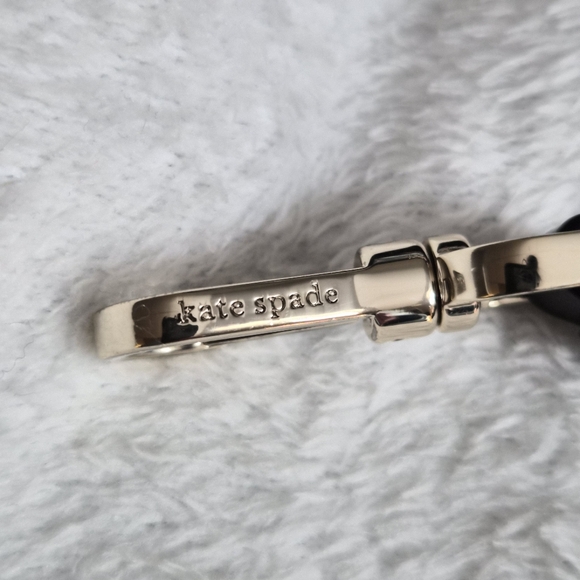 Kate Spade Dumpling LRG Satchel BLK Pebbled Leather Crossbody Bag K8134 W/patch - Picture 10 of 11